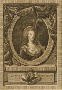 Marie Antoinette, hertogin van Oostenrijk door Jean Antoine Pierron