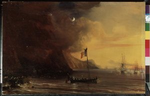 De repatriëring van het lichaam van Napoleon I naar Frankrijk vanuit het eiland Sint-Helena in december 1840 aan boord van La Belle Poule