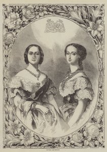 Victoria en Eugenie door Jean Antoine Valentin Foulquier