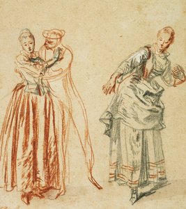 Een scène uit de commedia dell