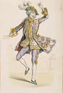Galante boer, naar tekening van Jean Antoine Watteau door Jean Antoine Watteau