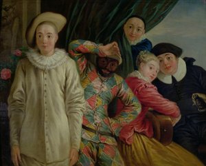 Harlekijn, Pierrot en Scapin