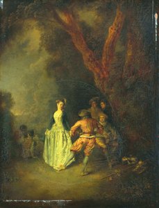 De landelijke dans, ca. 1711