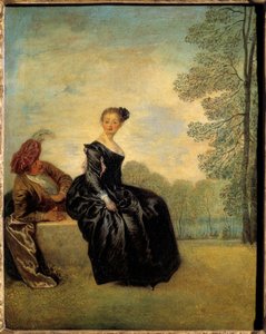 De puddy door Jean Antoine Watteau