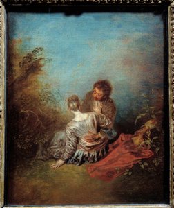 De verkeerde stap door Jean Antoine Watteau