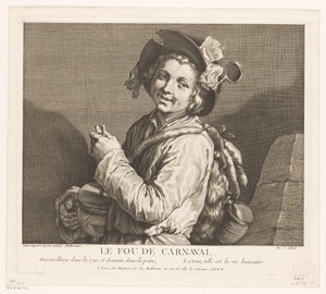 Jongen met een rommelpot