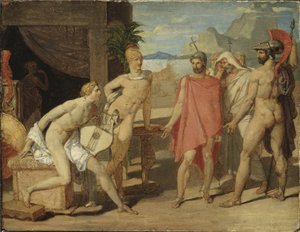 Achilles ontvangt in zijn tent de gezanten van Agamemnon, 1801