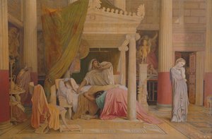 Antiochus en Stratonice door Jean Auguste Dominique Ingres