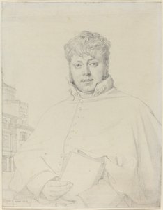 Auguste-Jean-Marie Guénepin door Jean Auguste Dominique Ingres