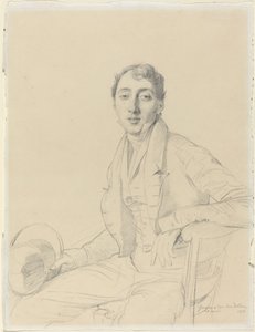 Dr. Louis Martinet door Jean Auguste Dominique Ingres