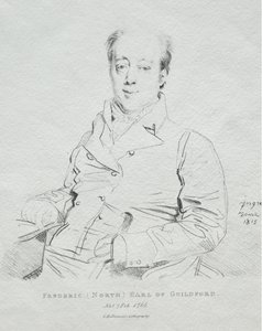 Frederic 5e Graaf van Guilford door Jean Auguste Dominique Ingres