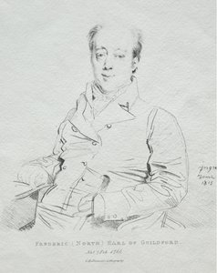 Frederic 5e Graaf van Guilford, 1815 door Jean Auguste Dominique Ingres