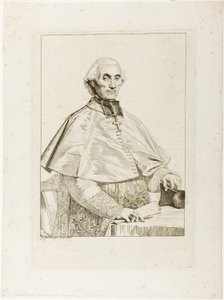 Gabriel Cortois de Pressigny door Jean Auguste Dominique Ingres