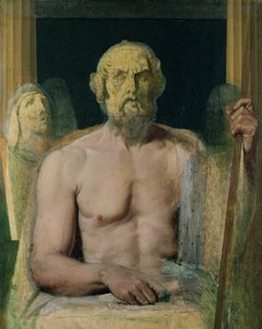 Homerus, studie voor De Apotheose van Homerus, 1826-27