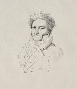 Jacques Marguet de Norvins door Jean Auguste Dominique Ingres