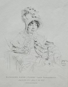 Katherine Anne Lady Glenbervie door Jean Auguste Dominique Ingres