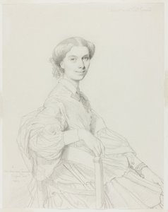 Madame Charles Gounod door Jean Auguste Dominique Ingres