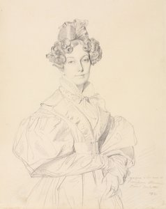 Madame Désiré Raoul-Rochette, 1830 door Jean Auguste Dominique Ingres
