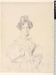 Madame Désiré Raoul-Rochette door Jean Auguste Dominique Ingres