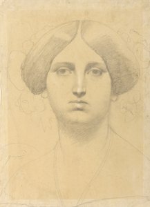 Mevrouw Moitessier door Jean Auguste Dominique Ingres