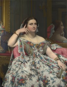 Madame Moitessier door Jean Auguste Dominique Ingres
