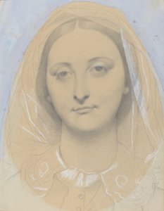 Juffrouw Mary de Borderieux(?) door Jean Auguste Dominique Ingres