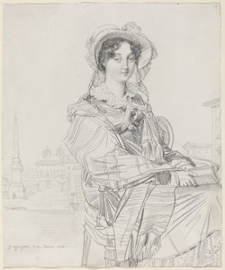 Mevrouw Charles Badham door Jean Auguste Dominique Ingres