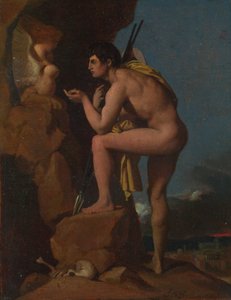 Oedipus en de Sfinx, ca. 1826