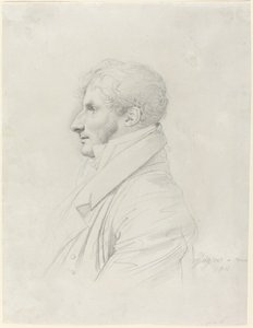 Philippe Mengin de Bionval door Jean Auguste Dominique Ingres