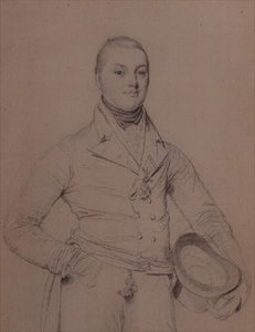 Portret van Admiraal Sir Fleetwood Broughton Reynolds Pellew (1789-1861)