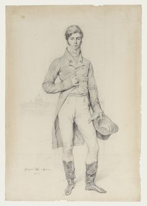 Portret van Lord Grantham door Jean Auguste Dominique Ingres