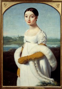 Portret van Mademoiselle Caroline Riviere