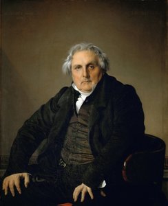 Portret van Monsieur Bertin door Jean Auguste Dominique Ingres