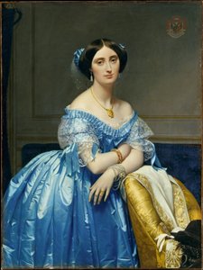Portret van prinses Albert de Broglie