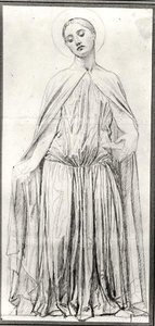 St. Adelaide, 1842 door Jean Auguste Dominique Ingres