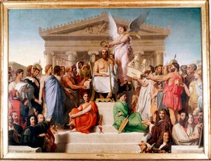 De Apotheose van Homerus, 1827