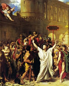 Het martelaarschap van St. Symphorian, 1834 door Jean Auguste Dominique Ingres