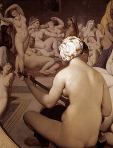 Het Turkse bad (detail) door Jean Auguste Dominique Ingres