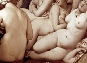 Het Turkse bad (detail)