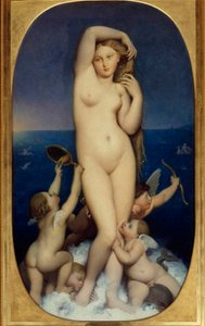 Venus Anadyomene door Jean Auguste Dominique Ingres