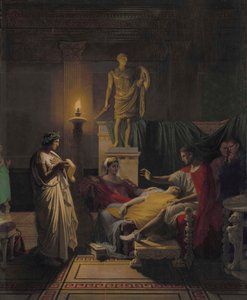 Vergilius leest uit de Aeneis, 1864