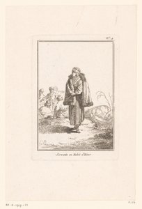 Moskovische dienstmeid door Jean Baptist Leprince