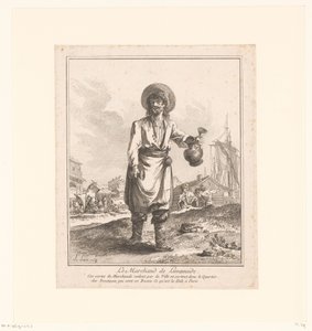 Verkoper van limonade door Jean Baptist Leprince