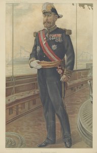 Viceadmiraal Caillard door Jean Baptiste (after) Guth