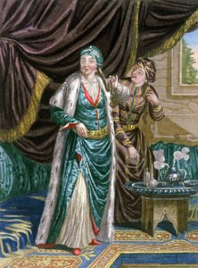 De Sultana Assaki door Jean Baptiste (after) Vanmour