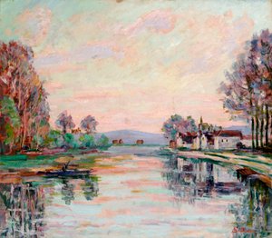 De Seine bij Samois door Jean Baptiste Armand Guillaumin