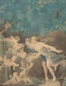 De Fontein van Liefde, eind 18e eeuw door Jean Baptiste Audebert