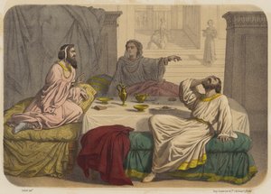 Esther door Jean Baptiste Auguste Leloir