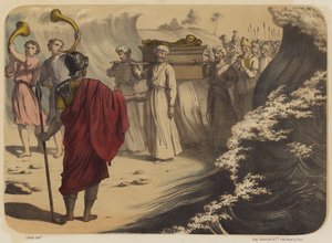 Oversteek van de Jordaan door Jean Baptiste Auguste Leloir