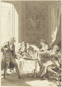 De veelvraat door Jean Baptiste Blaise Simonet after Jacques Louis François Touzé